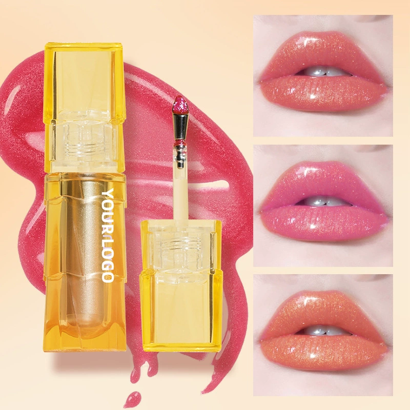Glass Mirror Lip Gloss & Lip Oil, Plumping Jelly Lip Glaze Custom OEM/ODM