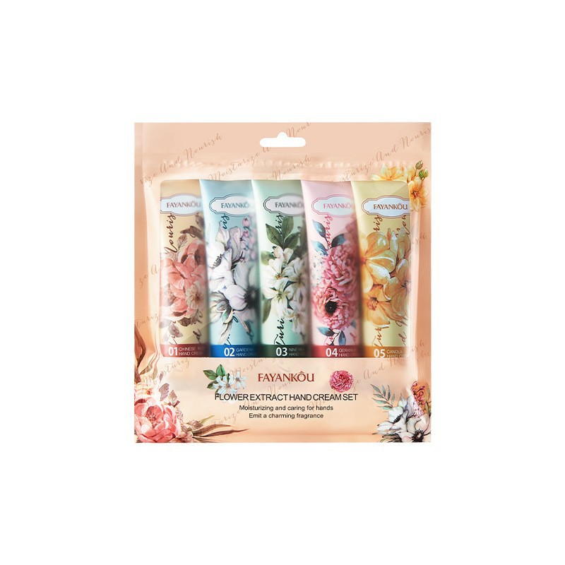 FAYANKOU Flower Hand Cream Series * 5 tubes