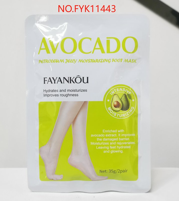 FAYANKOU Avocado Vaseline Moisturizing Foot Masks / 2 Pair