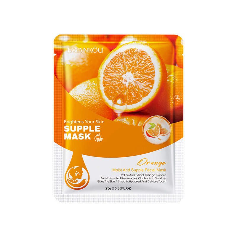 FAYANKOU Fresh Orange Moisturizing and Softening Facial Mask