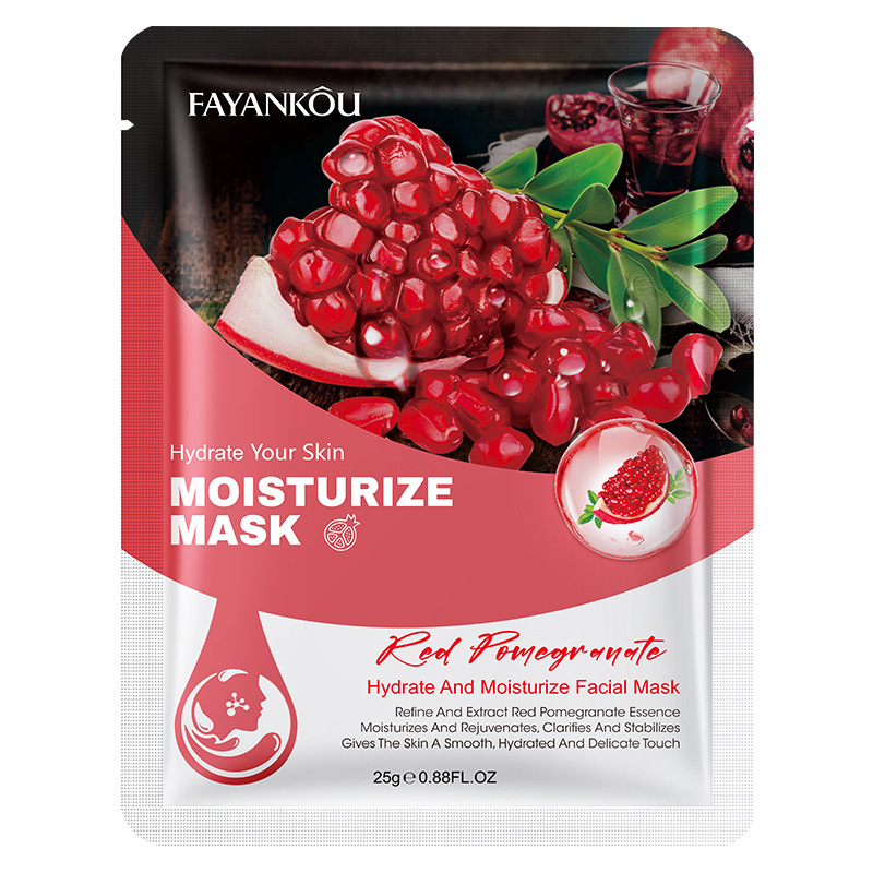 FAYANKOU Red Pomegranate Moisturizing Facial Mask