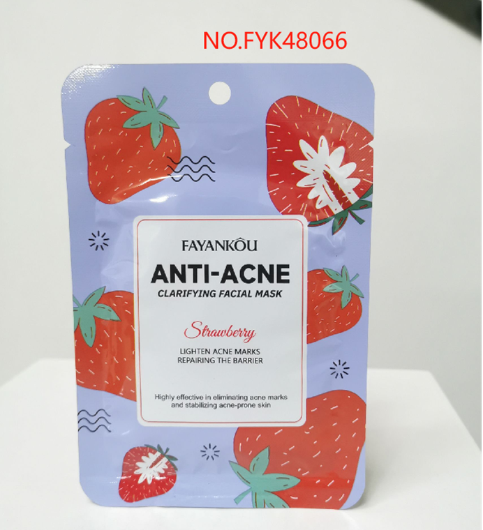 FAYANKOU Anti-Acne Purifying Strawberry Fruit Facial Mask